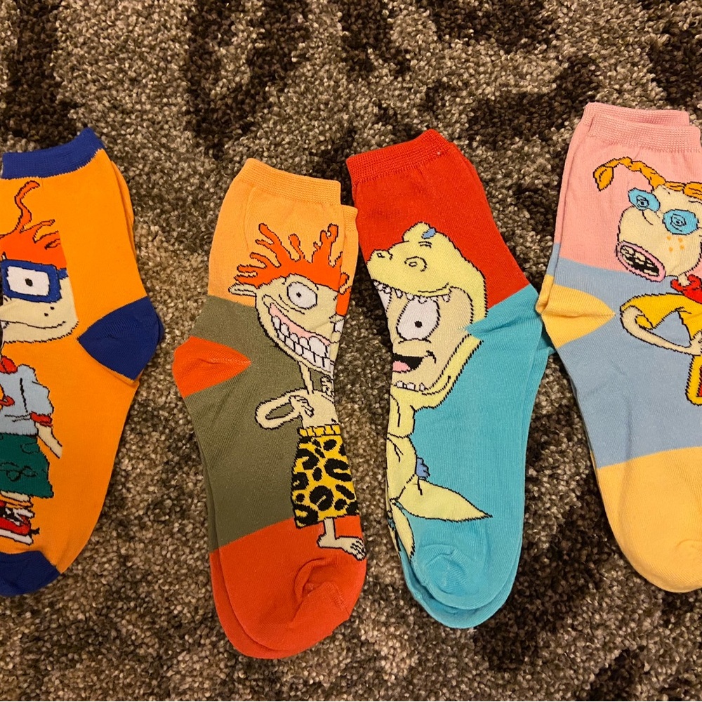 RUGRATS new 4 pairs Socks Nickelodeon